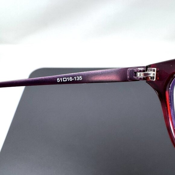 TOM DAVIES TD 202 Red Eyeglasses Frame 51 [] 16-135 TD202 - Picture 6 of 12